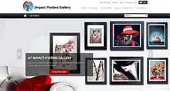 Desktop Screenshot of impactpostersgallery.com