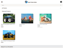 Tablet Screenshot of impactpostersgallery.com